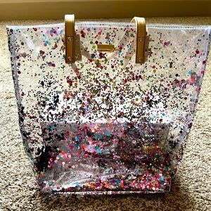 Packed Party Vinyl Confetti tote